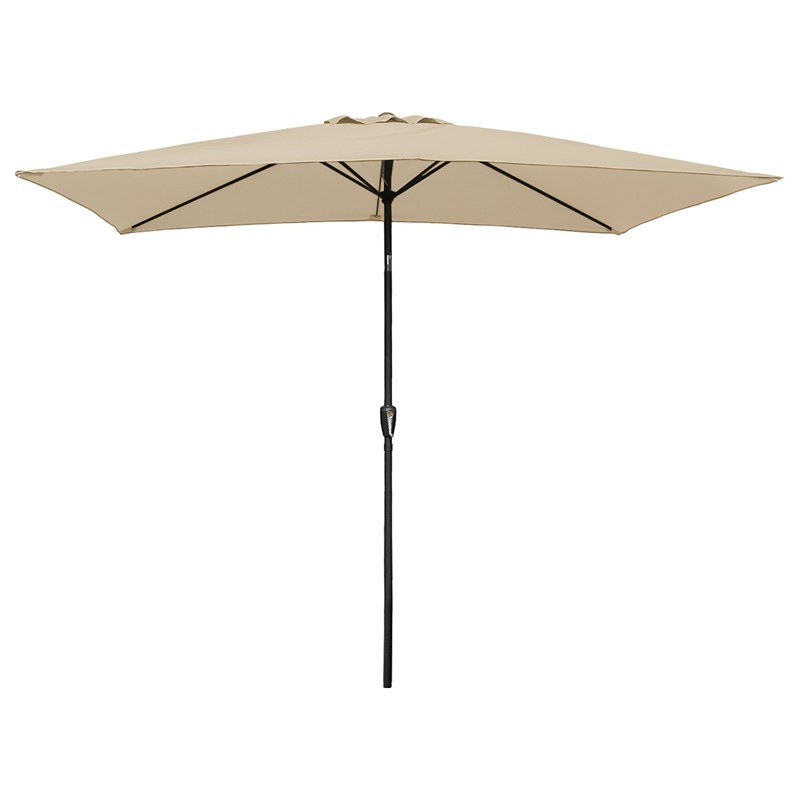 Parasol droit hapuna rectangulaire 2x3m beige