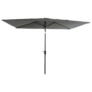 Parasol droit hapuna rectangulaire 2x3m gris