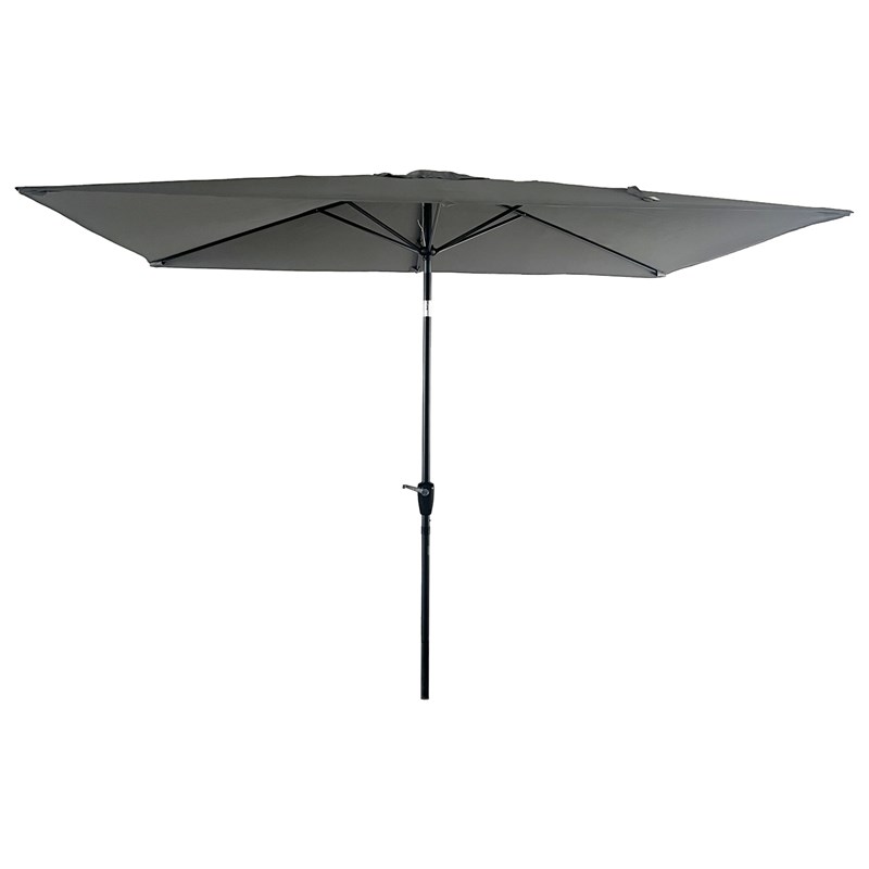 Parasol droit hapuna rectangulaire 2x3m gris