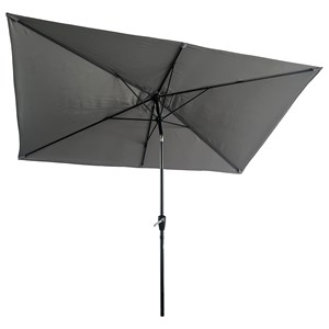 Parasol droit hapuna rectangulaire 2x3m gris