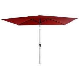 Parasol droit hapuna rectangulaire 2x3m rouge