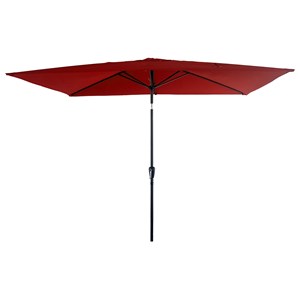 Parasol droit hapuna rectangulaire 2x3m rouge