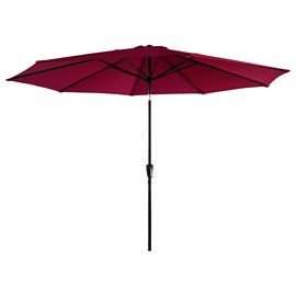 Parasol droit hapuna rond 3,30m de diamètre fuchsia