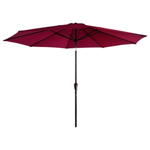 Parasol droit hapuna rond 3,30m de diamètre fuchsia