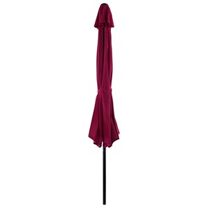 Parasol droit hapuna rond 3,30m de diamètre fuchsia