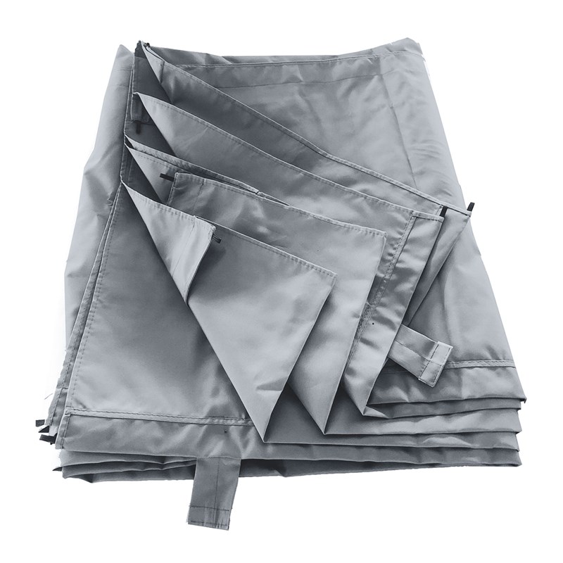 Toile pour pergola murale 3 × 4m fréjus grise