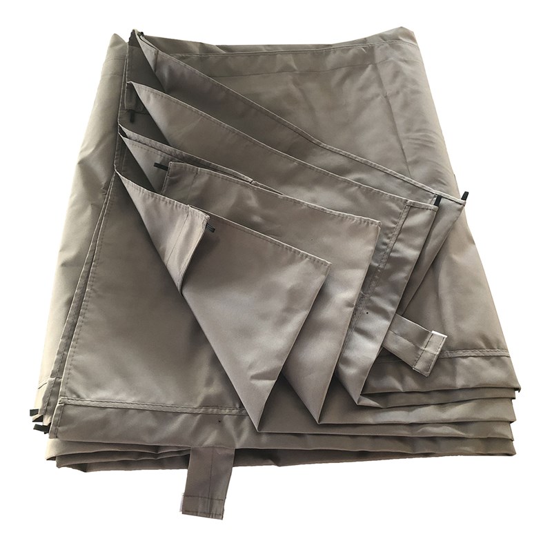 Toile pour pergola murale 3 × 4m fréjus taupe