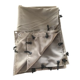 Toile pour pergola murale 3 × 2,5m nice taupe