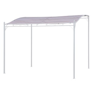 Toile pour pergola murale 3 × 2,5m nice taupe