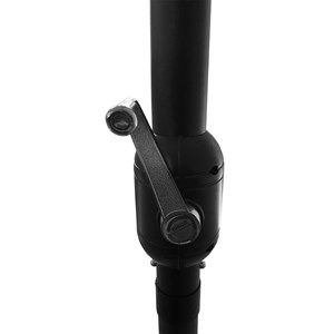 Parasol double 2,7x4,6m linai noir