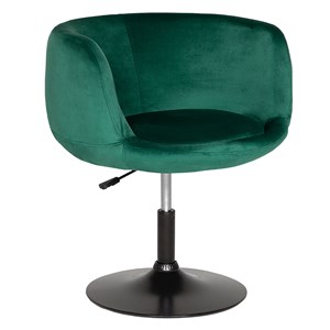 Tabouret de bar en velours vert nolan