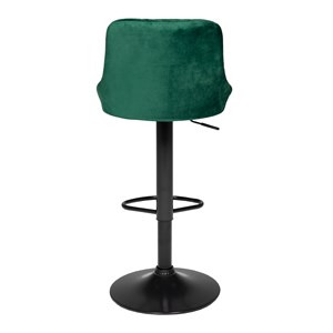 Tabouret de bar en velours vert robin