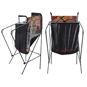 Jeu de basket-ball arcade pliante double panier