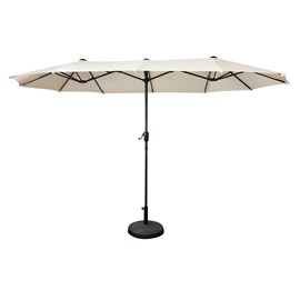 Parasol double 2x4m linai beige