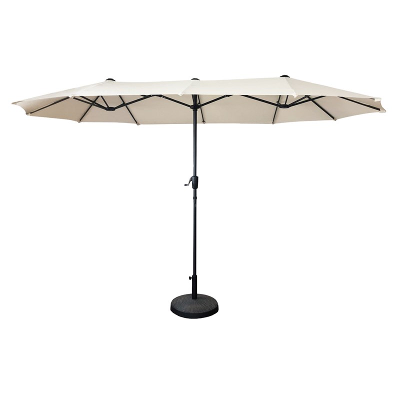 Parasol double 2x4m linai beige