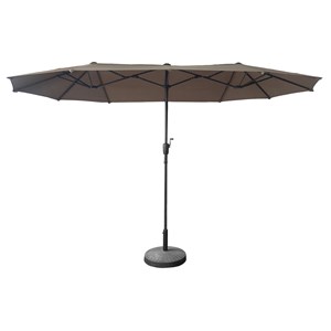 Parasol double 2x4m linai taupe
