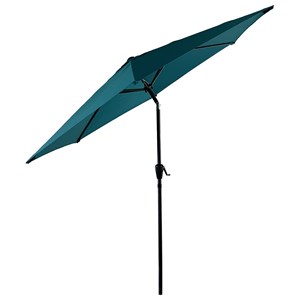 Parasol droit hapuna rond 2,70m de diamètre bleu