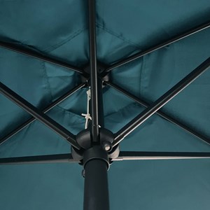 Parasol droit hapuna rond 2,70m de diamètre bleu
