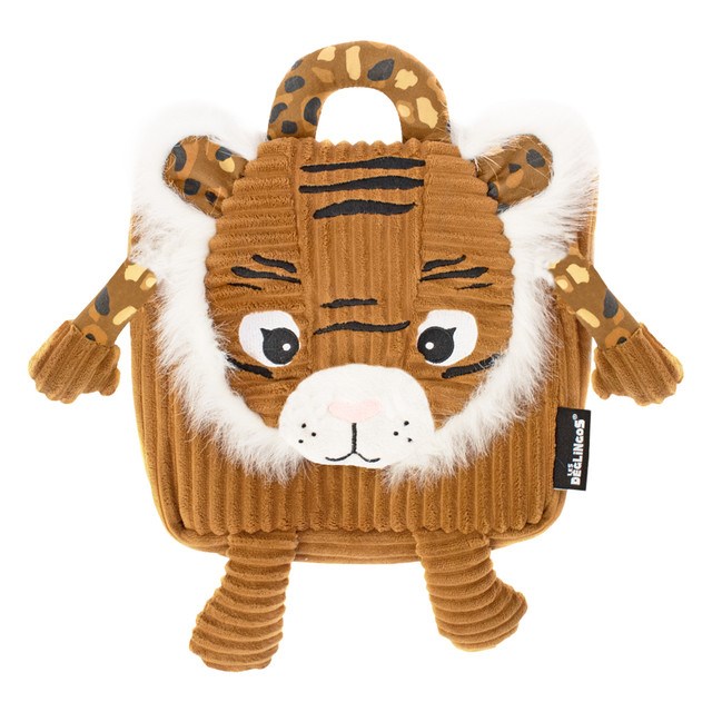 Les Déglingos - Sac à dos velours tigre déglingos