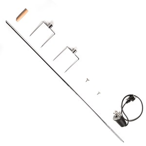 Kit tournebroche pour barbecue 106 cm