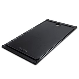 Plaque de cuisson réversible fonte émaillée gaz 3 feux