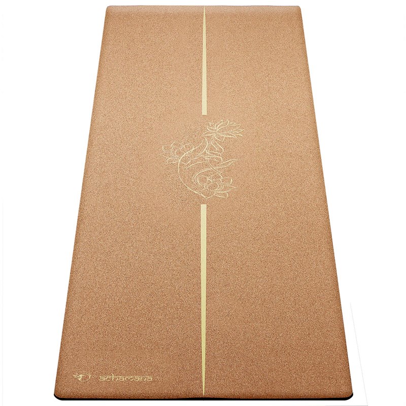 Tapis yoga liège main de mudra 5mm