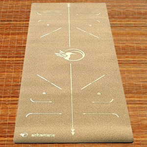 Tapis yoga liège mudra 5mm + sac liège