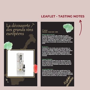 Coffret cadeau dégustation vins - découverte des grands vins européens