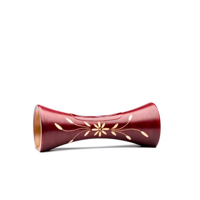 Mangobeat Enceinte Bois Naturelle 25 Cm « Naturel Fleur » – Amplification Passive Éco