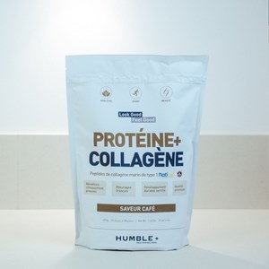 Protéine + collagène marin café