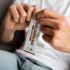 Barre protéinée collagène noisette