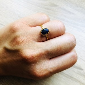 Bague margaux lapis lazuli or