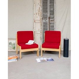 Paire de chauffeuses en bois n°73