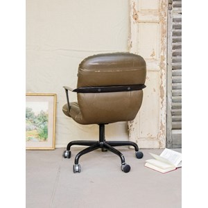 Fauteuil knoll en simili cuir n°717