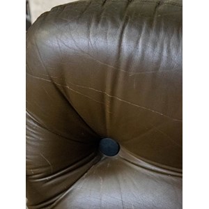 Fauteuil knoll en simili cuir n°717