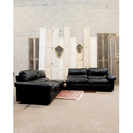 Grand canapé en cuir poltrona frau n°102