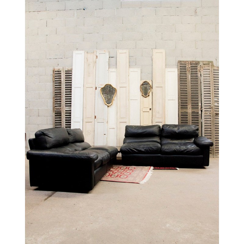 Debongout - Grand canapé en cuir poltrona frau n°102