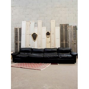 Grand canapé en cuir poltrona frau n°102