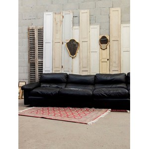 Grand canapé en cuir poltrona frau n°102