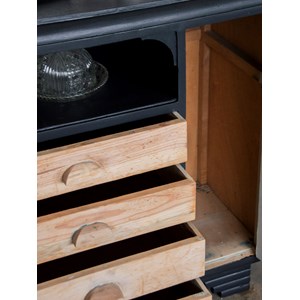 Grand buffet gris et bois clair n°578