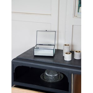 Grand buffet gris et bois clair n°578