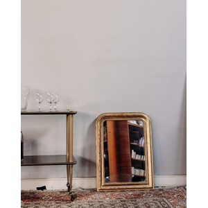 Miroir louis philippe doré n°858