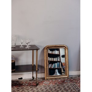 Miroir louis philippe doré n°858