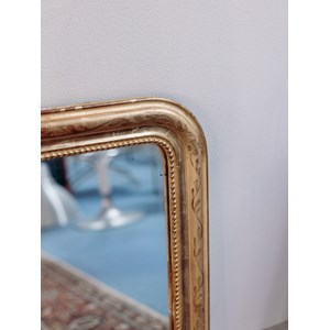 Miroir louis philippe doré n°858