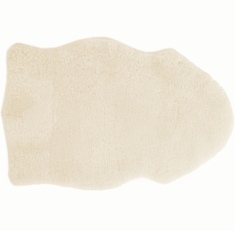 Peau d'agneau blanche