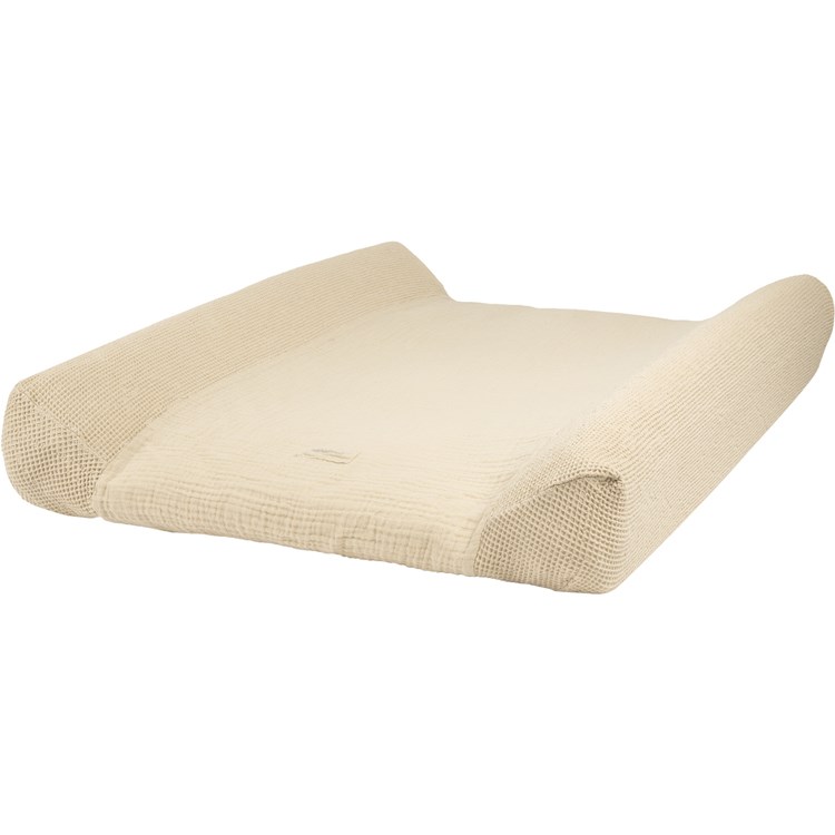 Nobodinoz - Housse de matelas à langer en coton bio wabi sabi ginger (50 x 70 cm)