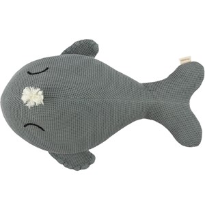 Coussin baleine wabi-sabi (42x20 cm)