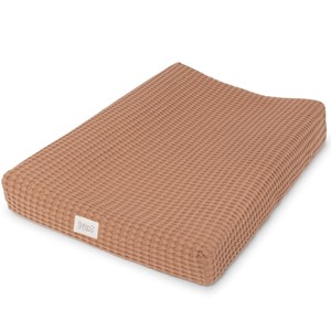 Housse de matelas à langer gofre cinnamon