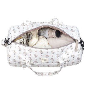 Sac week-end botton fleurs