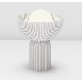 Lampe perl blanc